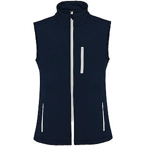 Unisex softshellová vesta, ROLY NEVADA, námornícka modrá, vel. L