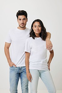 Unisex tričko Iqoniq Bryce z recyklované bavlny, bílá, L