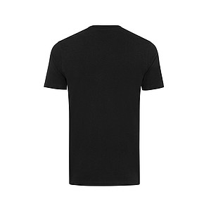 Unisex tričko Iqoniq Bryce z recyklované bavlny, černá, L