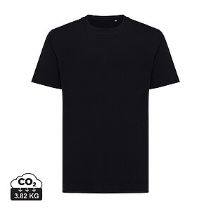 Unisex tričko Iqoniq Kakadu relaxed fit, velikost M, černá