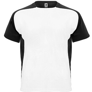 Unisex tričko Roly Bugatti, bílá/černá, velikost L