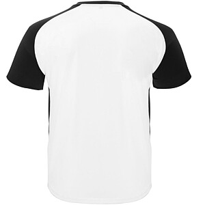 Unisex tričko Roly Bugatti, bílá/černá, velikost L