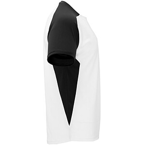 Unisex tričko Roly Bugatti, bílá/černá, velikost M