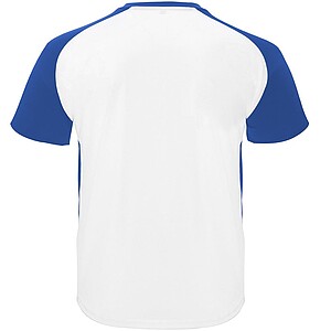 Unisex tričko Roly Bugatti, bílá/královská modrá, velikost L