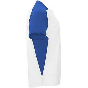 Unisex tričko Roly Bugatti, bílá/královská modrá, velikost M
