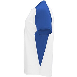Unisex tričko Roly Bugatti, bílá/královská modrá, velikost S
