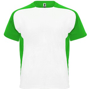 Unisex tričko Roly Bugatti, bílá/zelená, velikost L