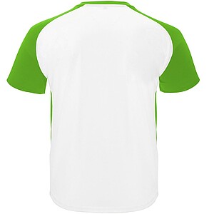 Unisex tričko Roly Bugatti, bílá/zelená, velikost L