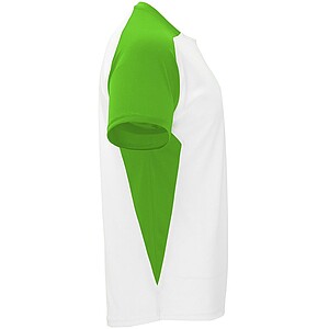 Unisex tričko Roly Bugatti, bílá/zelená, velikost M