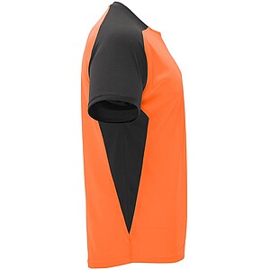 Unisex tričko Roly Bugatti, fluorescenční oranžová, velikost 2XL