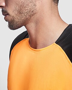 Unisex tričko Roly Bugatti, fluorescenční žlutá, velikost 2XL