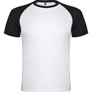 Unisex tričko Roly Indianapolis, bílá/černá, velikost L