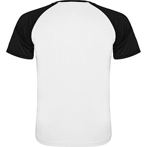Unisex tričko Roly Indianapolis, bílá/černá, velikost L