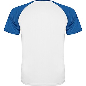 Unisex tričko Roly Indianapolis, bílá/královská modrá, velikost L