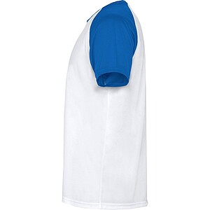 Unisex tričko Roly Indianapolis, bílá/královská modrá, velikost L