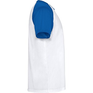 Unisex tričko Roly Indianapolis, bílá/královská modrá, velikost S