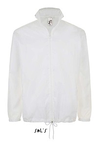 Unisex větrovka SOLS SHIFT - UNISEX WATER REPELLENT WINDBREAKER, bílá, M