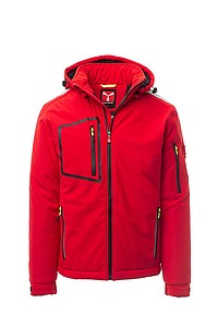 Unisex zimní bunda Payper STREAM PAD, červená, velikost XXS - bunda s potiskem