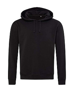 Univerzálna mikina STEDMAN RECYCLED UNISEX SWEAT HOODIE, čierna, M