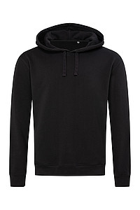 Univerzální mikina STEDMAN RECYCLED UNISEX SWEAT HOODIE, černá, XS - potisk mikin