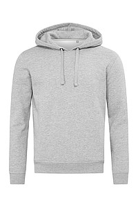 Univerzální mikina STEDMAN RECYCLED UNISEX SWEAT HOODIE, šedý melír, L - potisk mikin