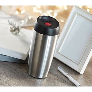 UPSALA Dvoustěnný cestovní hrnek z nerezové oceli o objemu 400 ml