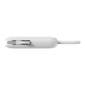 Urban Vitamin Dublin 100W 4-v-1 kabel na klíčenku, bílá