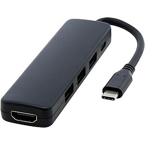 USB hub s HDMI