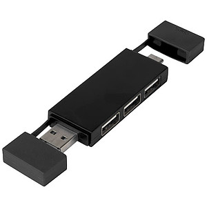 USB rozbočovač, černý