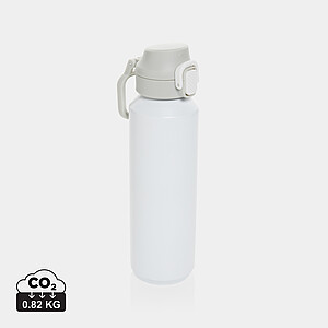 Uzamykateľná športová fľaša 600ml, biela