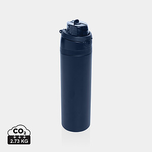 Uzatvárateľná fľaša 700ml z RCS recyklovanej ocele, námornícka modrá
