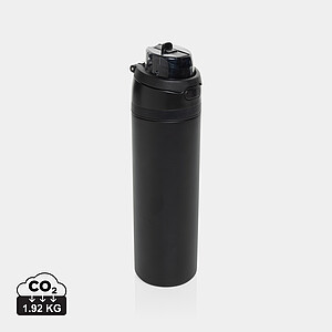 Uzavíratelná láhev 700ml z RCS recyklované oceli, černá