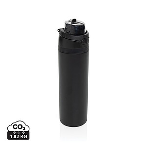 Uzavíratelná láhev 700ml z RCS recyklované oceli, černá