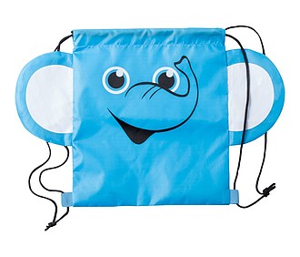 Vak na stažení šňůrkou pro děti v designu kočky, 190 T polyester