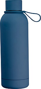 Vakuová láhev s pogumovaným povrchem 700 ml, tmavě modrá