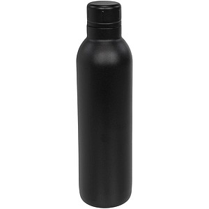 Vakuová športová termoska Thor 510 ml s medenou izoláciou, čierna