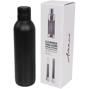 Vakuová sportovní termoska Thor 510 ml s měděnou izolací, černá