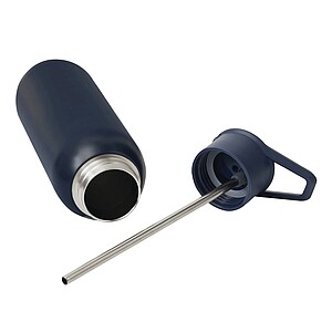 Vakuově izolovaná láhev na pití 600 ml, námořní modrá