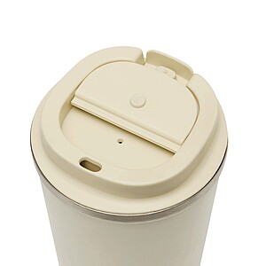 Vakuově izolovaný cestovní termohrnek 350 ml, béžová