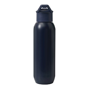 Vakuovo izolovaná fľaša na pitie 600 ml, námornícka modrá