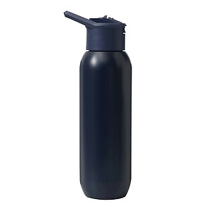 Vakuovo izolovaná fľaša na pitie 600 ml, námornícka modrá