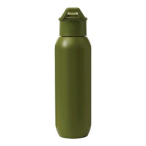 Vakuovo izolovaná fľaša na pitie 600 ml, vojenská zelená