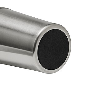 Vakuovo izolovaný cestovný termohrnček 350 ml, strieborná