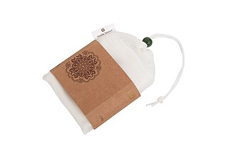 VANILLA SEASON BAGGU Sada troch vreciek na ovocie a zeleninu z recyklovaného RPET polyesteru - ekologické reklamní předměty