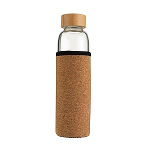VANILLA SEASON INDAUR Sklenená fľaša s korkovým rukávom, 500 ml