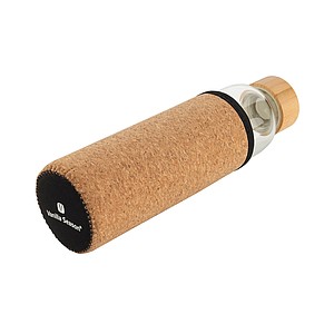 VANILLA SEASON INDAUR Sklenená fľaša s korkovým rukávom, 500 ml