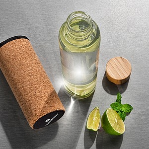 VANILLA SEASON INDAUR Sklenená fľaša s korkovým rukávom, 500 ml