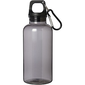 VASEALA Láhev z RPET s karabinou, 400ml, černá