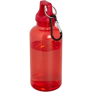 VASEALA Láhev z RPET s karabinou, 400ml, červená