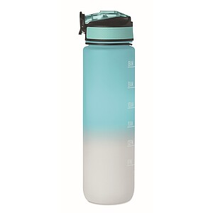 VAYANA Športová fľaša na pitie z RPET, 1000 ml, svetlomodrá/biela